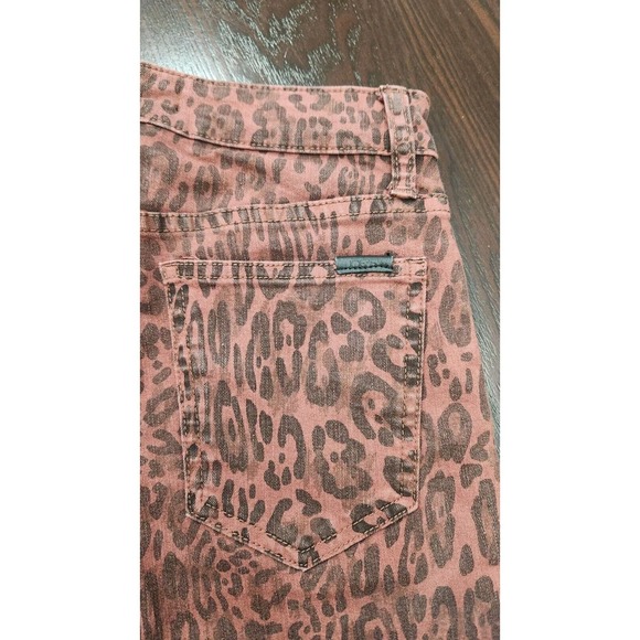 Excellent Joes Size 27 High Rise Skinny Leopard Print Jeans - Picture 6 of 11